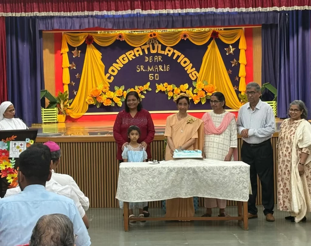 Golden Jubilee celebration of Sr. Marie Gonsalves